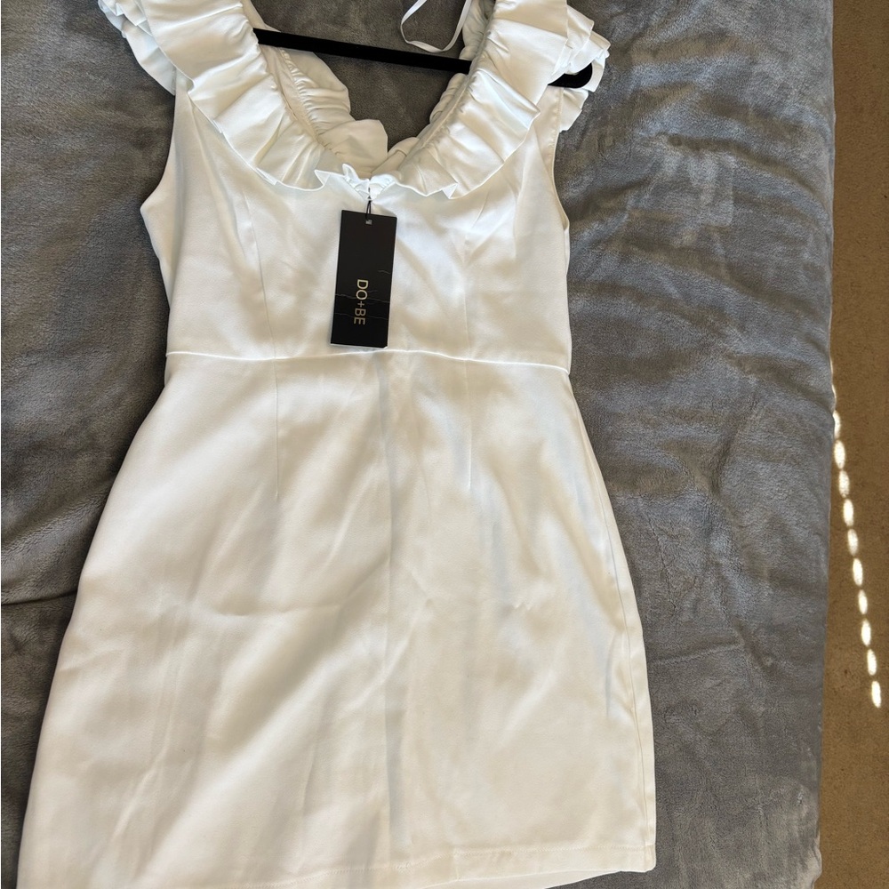 DO+BE Ivory Ruffle Dress